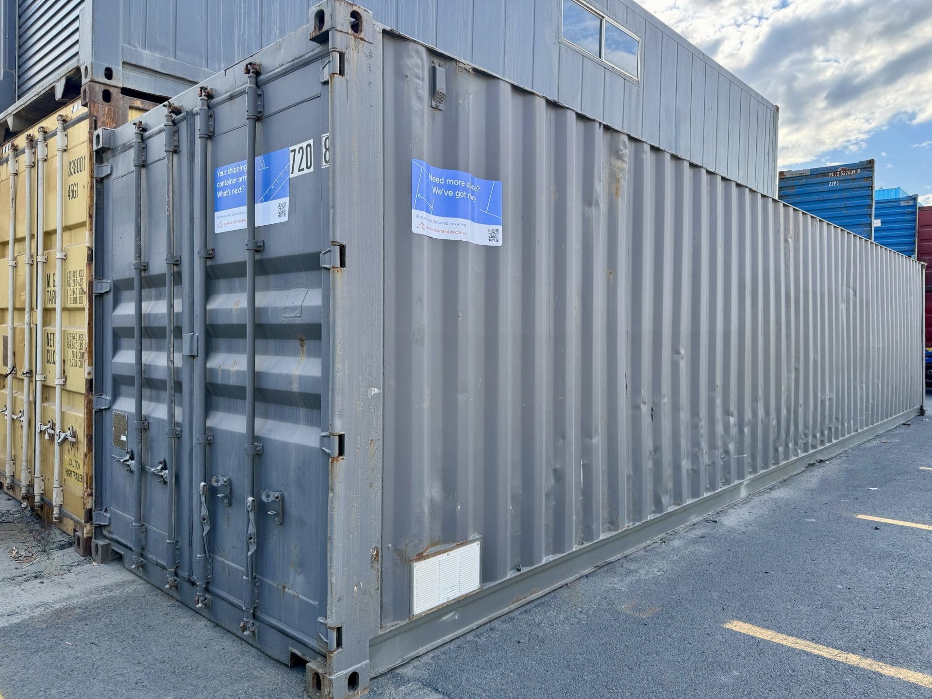 40ft High Cube Container - Long, tall and fully customisable