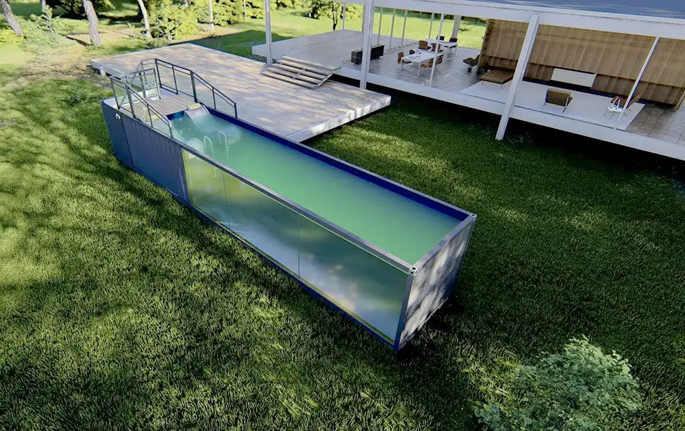 Shipping container pools: cost, design and options in Australia