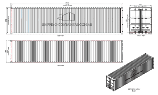 Shipping Container Dimensions & Sizes in Australia | 8ft, 10ft, 20ft & 40ft